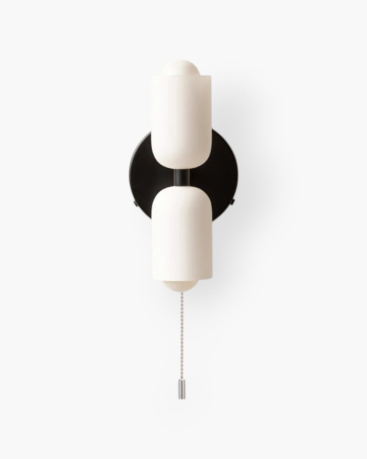 Wandlamp met Dubbele Glazen Kappen voor Slaapkamer en Woonkamer - E27 Wandverlichting
