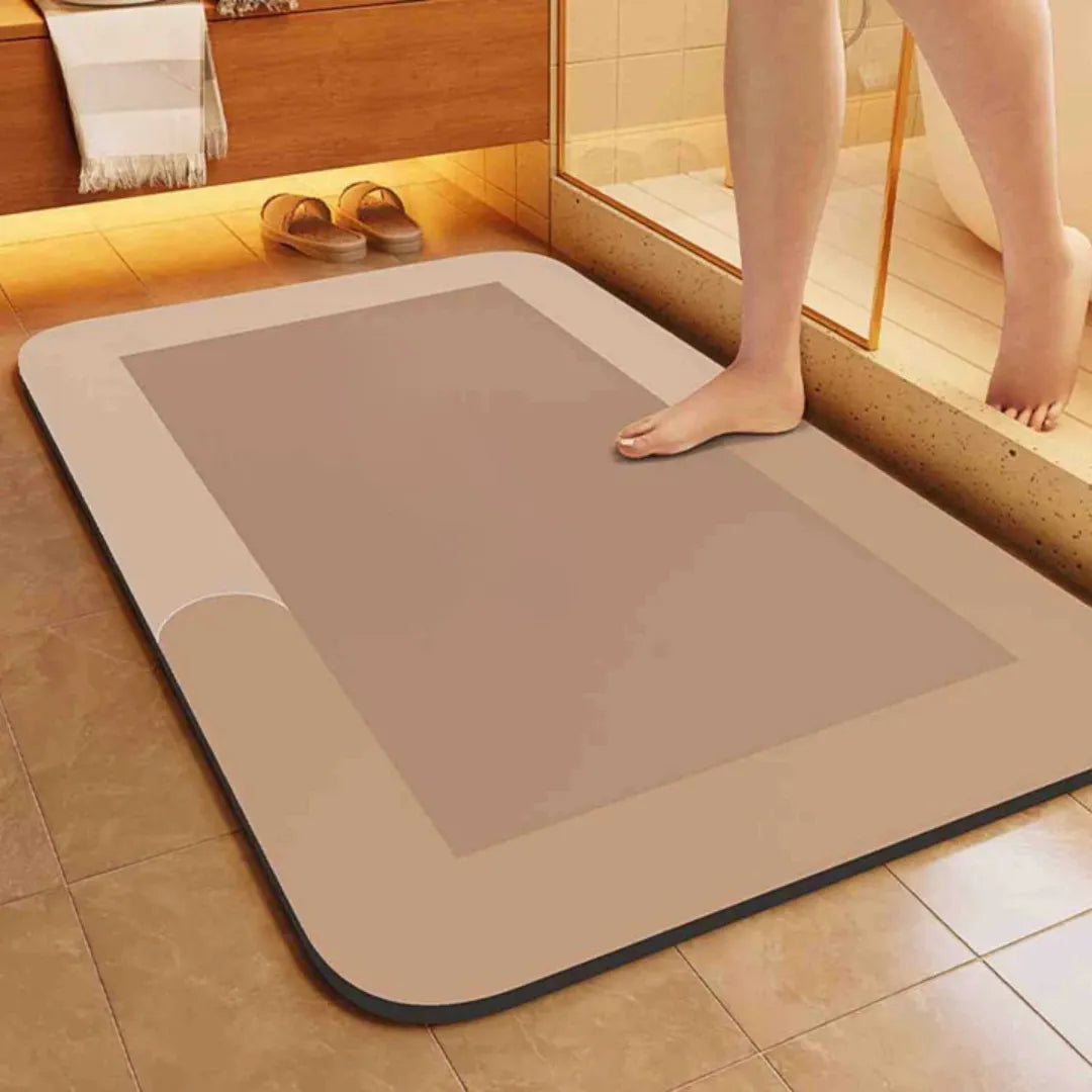 Sneldrogende Badmat Antislip Diatomeeënaarde 40-120cm Badkamer Douche Toilet Comfortabel Veilig Absorberend