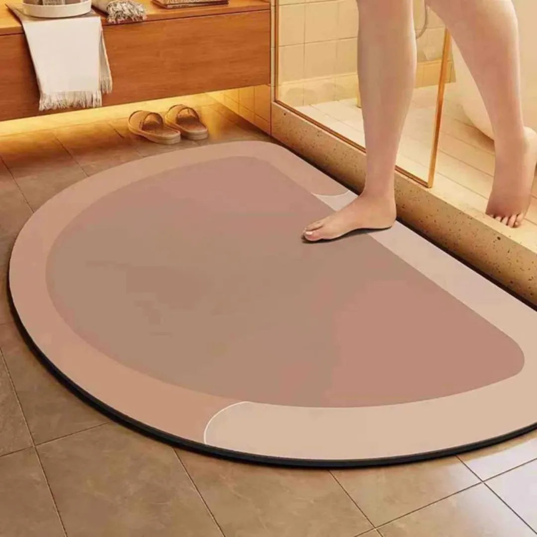 Sneldrogende Badmat Antislip Diatomeeënaarde 40-120cm Badkamer Douche Toilet Comfortabel Veilig Absorberend