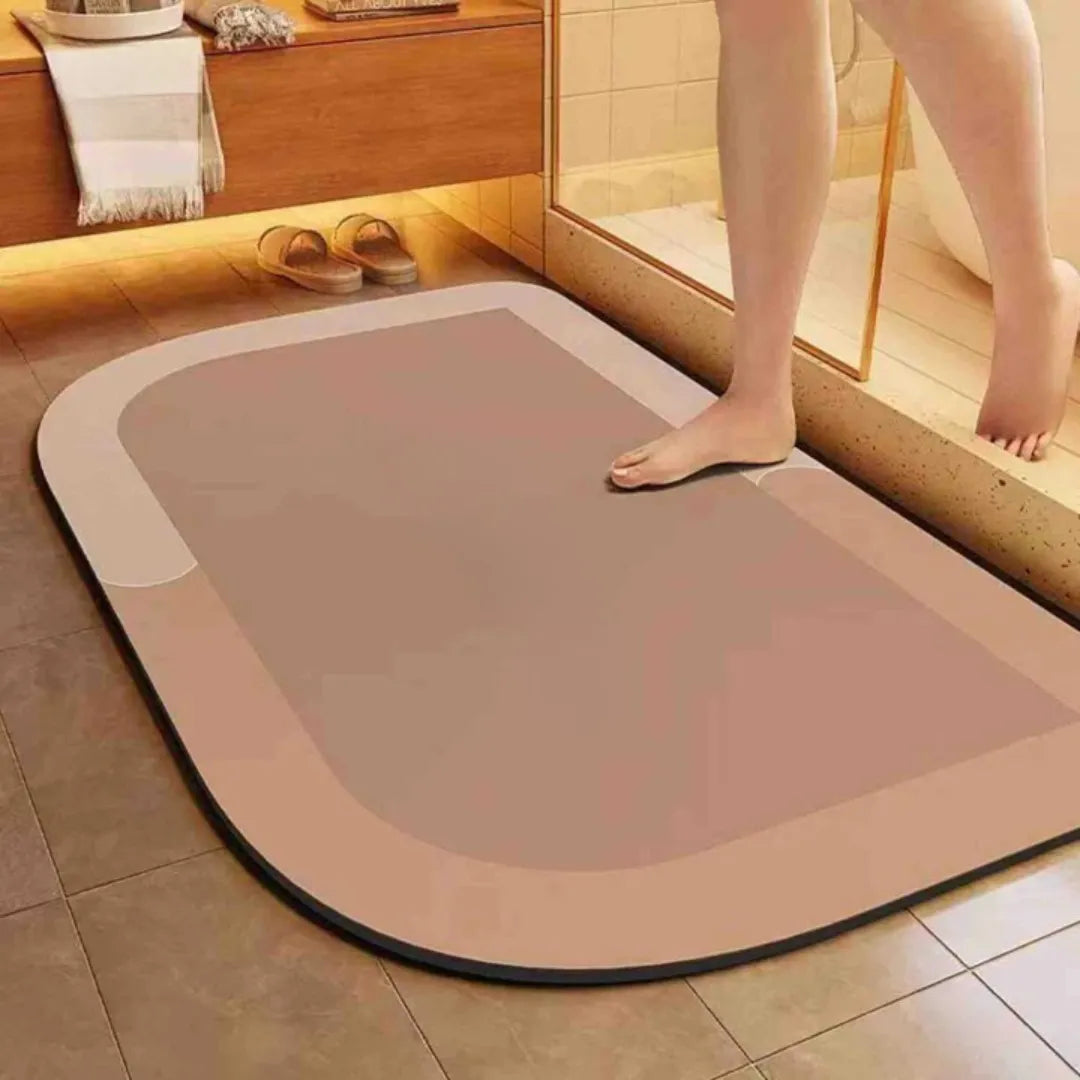 Sneldrogende Badmat Antislip Diatomeeënaarde 40-120cm Badkamer Douche Toilet Comfortabel Veilig Absorberend