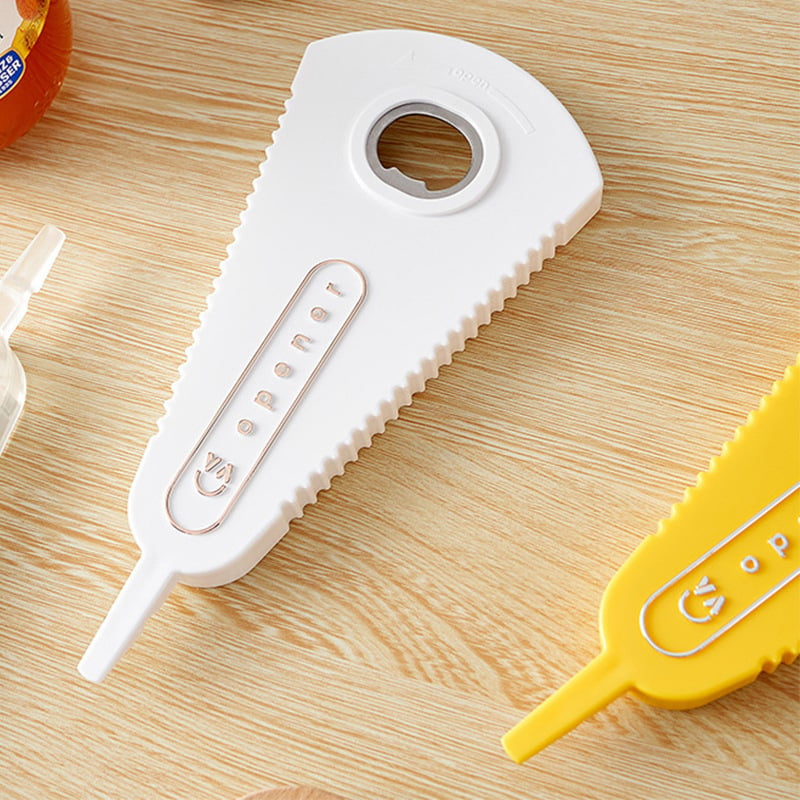 6-in-1 Multifunctionele Opener voor Flessen en Blikjes - Handige Keukenhulp