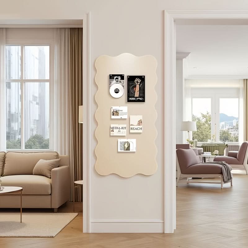 Vilten Prikbord Decoratief 60x120cm met Punaises voor Kantoor Thuiswerken Creatieve Ruimtes Muurbehang