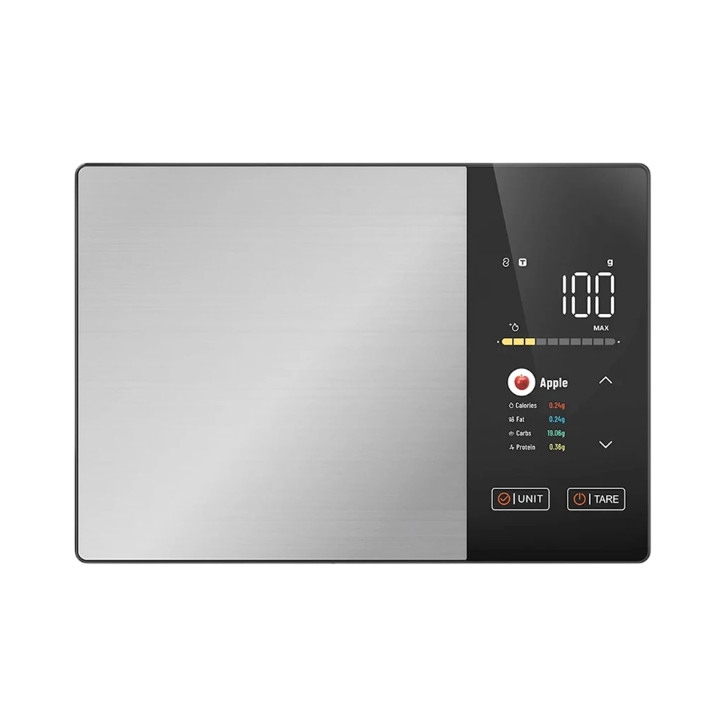 Digitale Keukenweegschaal met Voedingswaarde Display App Connectiviteit 5kg Nauwkeurig Gewicht Tracking