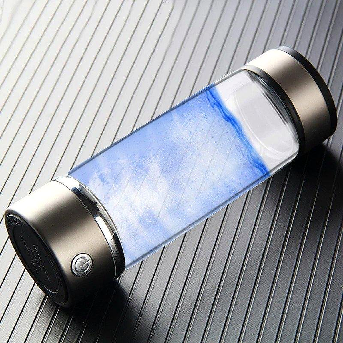 Draagbare Waterstofwaterfles 420ml Oplaadbaar USB-C Eenknopsbediening Gezond Water Onderweg Hydratatie