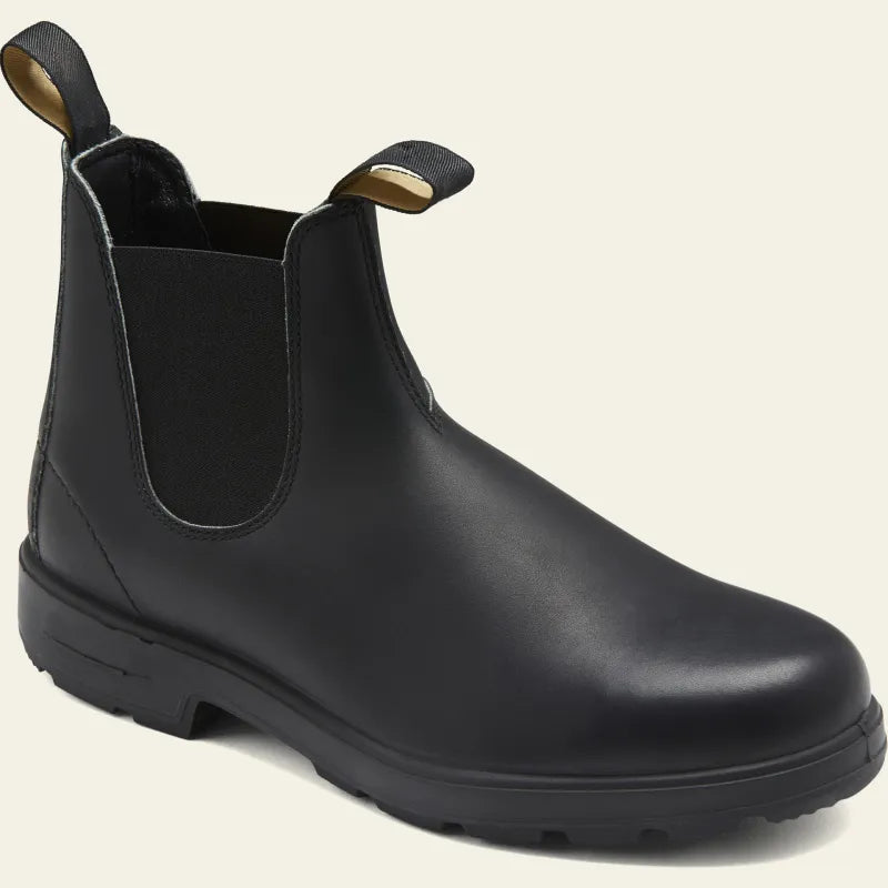 Waterdichte Chelsea Boots Heren Slip-On Leren Enkellaarzen Regenlaarzen Comfortabel Dagelijks Gebruik Winter