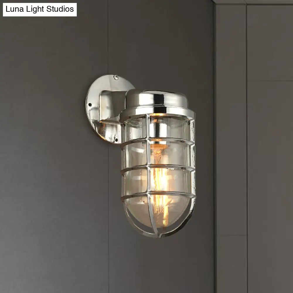 Wandlamp Metaal Kooi Helder Glas E26/E27 Industrieel Vintage Keukenverlichting Woonkamer Eetkamer Sfeer