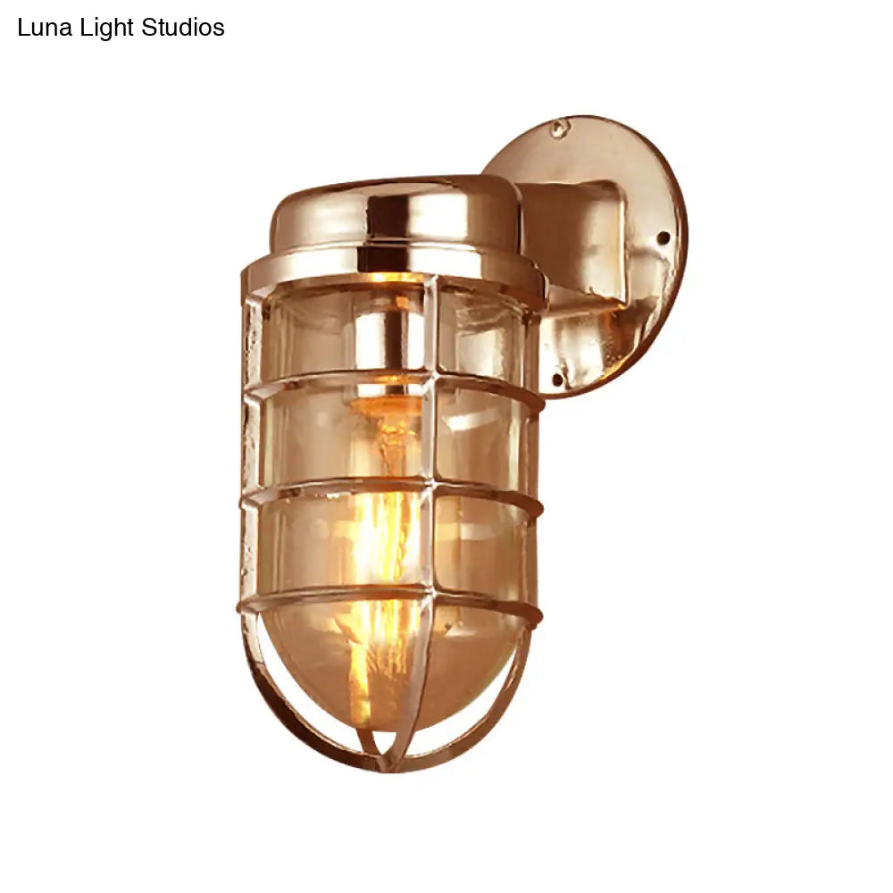 Wandlamp Metaal Kooi Helder Glas E26/E27 Industrieel Vintage Keukenverlichting Woonkamer Eetkamer Sfeer