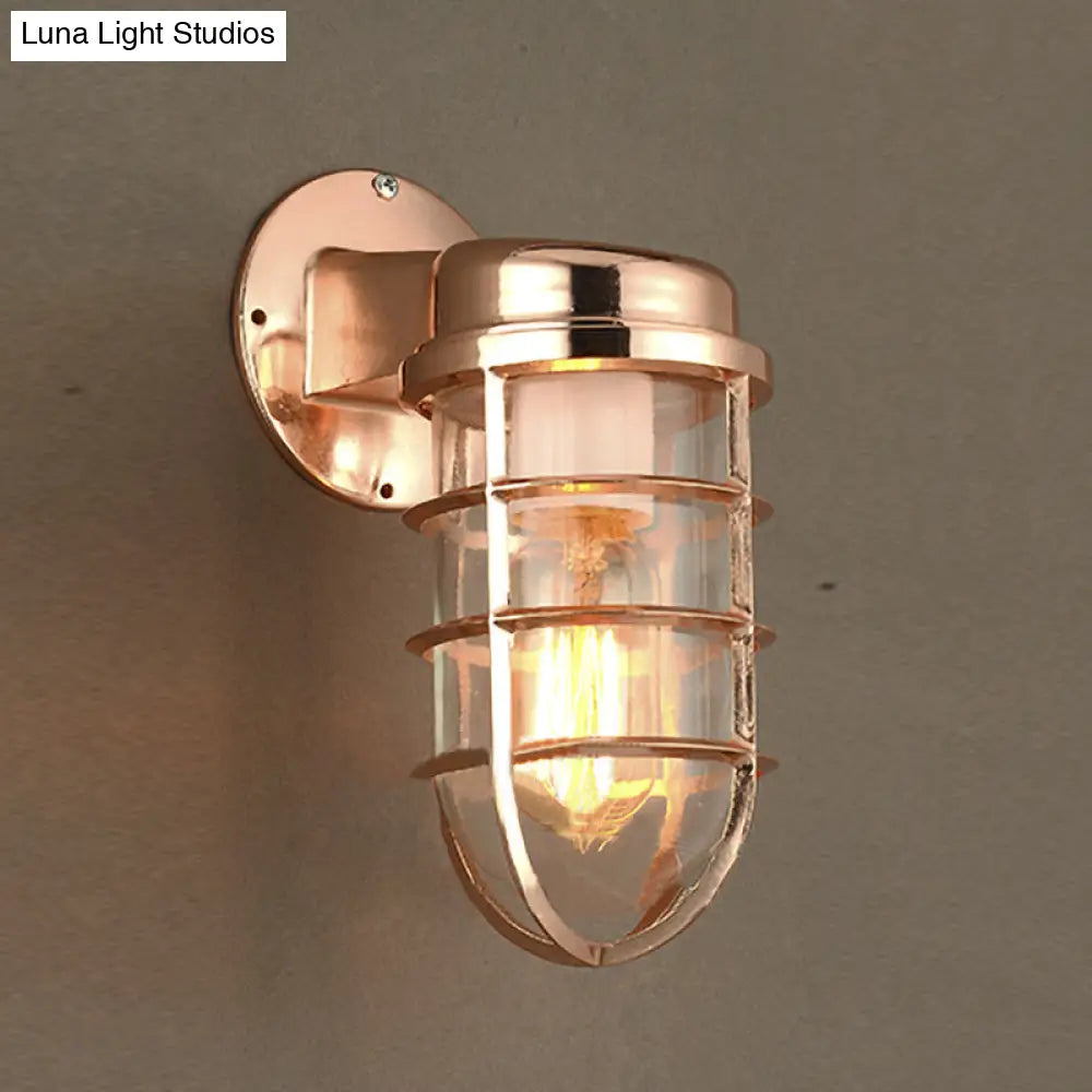 Wandlamp Metaal Kooi Helder Glas E26/E27 Industrieel Vintage Keukenverlichting Woonkamer Eetkamer Sfeer