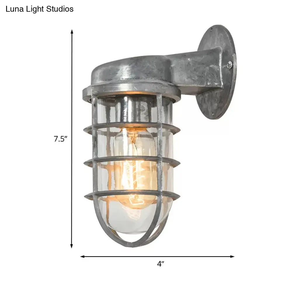 Wandlamp Metaal Kooi Helder Glas E26/E27 Industrieel Vintage Keukenverlichting Woonkamer Eetkamer Sfeer