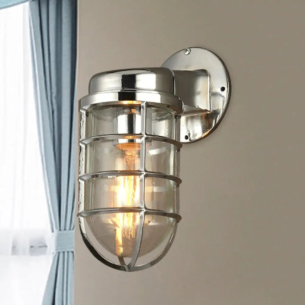 Wandlamp Metaal Kooi Helder Glas E26/E27 Industrieel Vintage Keukenverlichting Woonkamer Eetkamer Sfeer