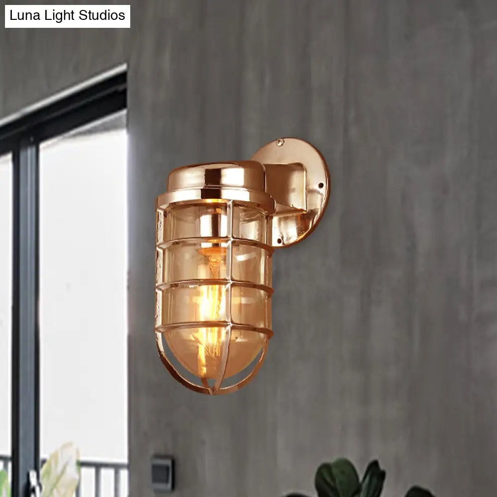 Wandlamp Metaal Kooi Helder Glas E26/E27 Industrieel Vintage Keukenverlichting Woonkamer Eetkamer Sfeer