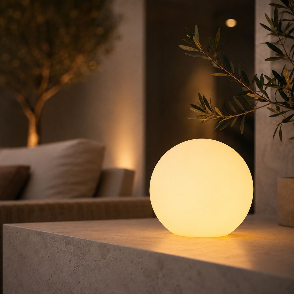 Draadloze LED Maanlamp Tafellamp 16 Kleuren Afstandsbediening IP65 Waterbestendig Sfeerverlichting Binnen Buiten