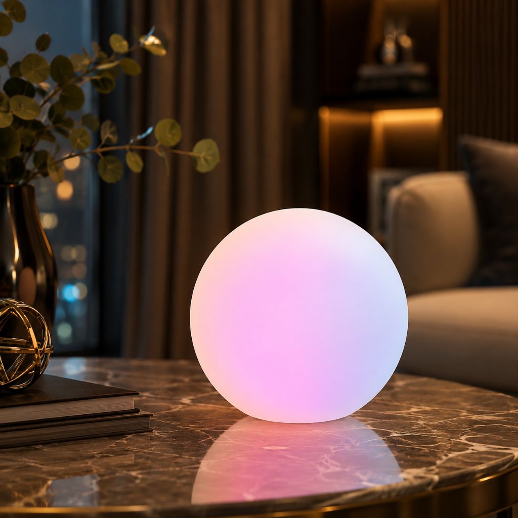 Draadloze LED Maanlamp Tafellamp 16 Kleuren Afstandsbediening IP65 Waterbestendig Sfeerverlichting Binnen Buiten