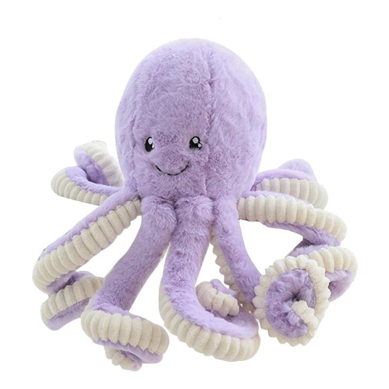 Zachte Octopus Knuffel XXL - Pluche Decoratiekussen 40-80cm - Kinderkamer Speelgoed Decoratie Cadeau
