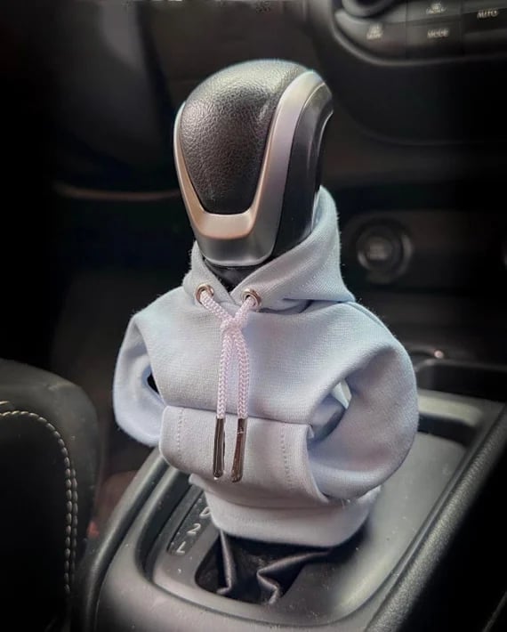 Mini-Hoodie Pookknophoes Universeel Polyester Auto Interieur Decoratie Accessoire Beschermhoes in 8 Kleuren