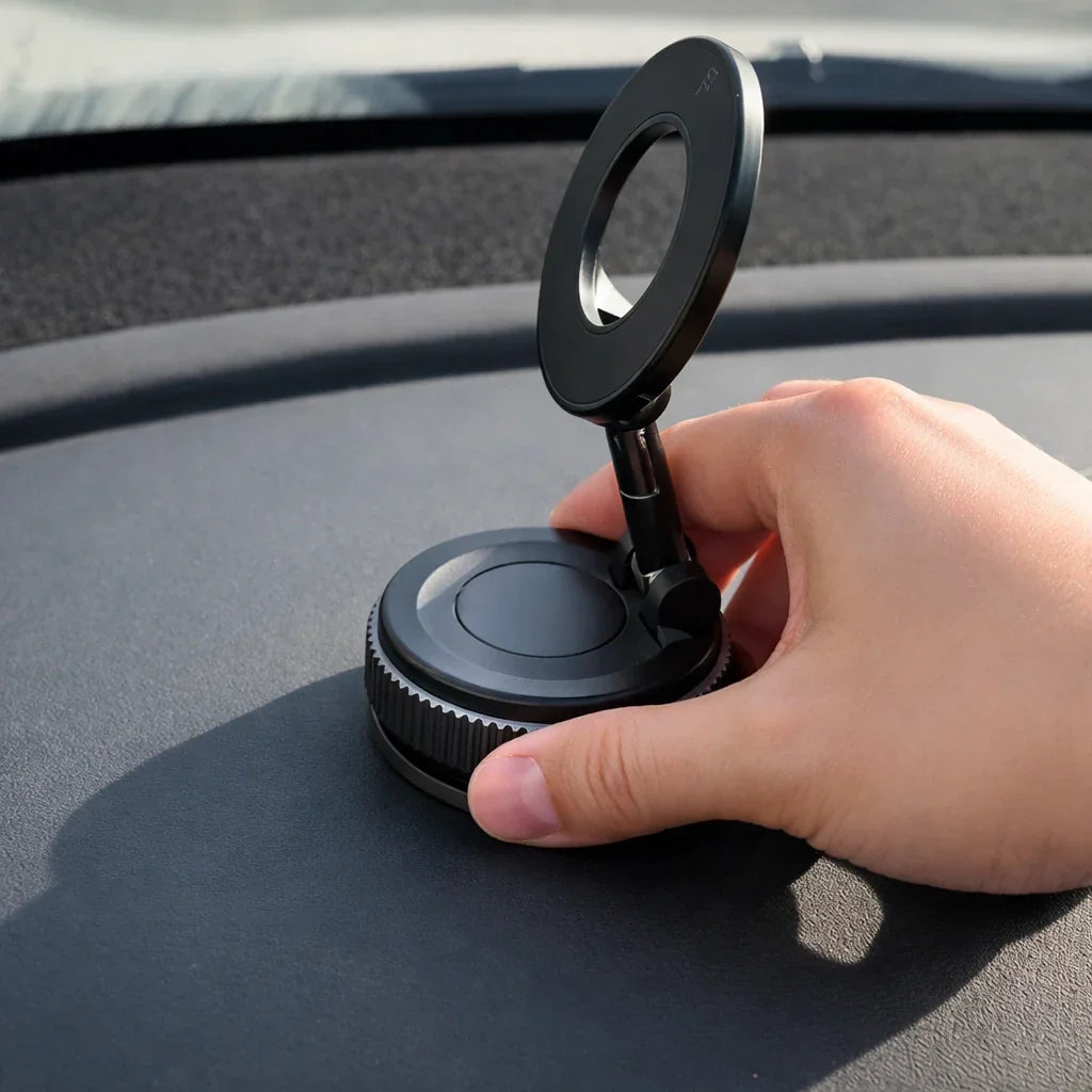 Magnetische Telefoonhouder met Vacuümzuigvoet - 360° Draaibaar Dashboard Houder