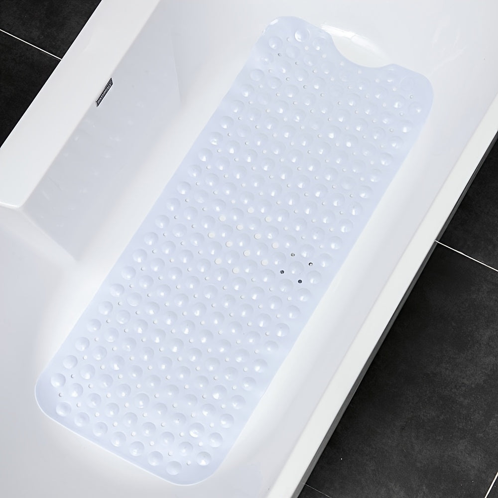 Antislip Badmat XL voor Douche en Bad - Extra Lange Veiligheidsbadmat met Zuignappen