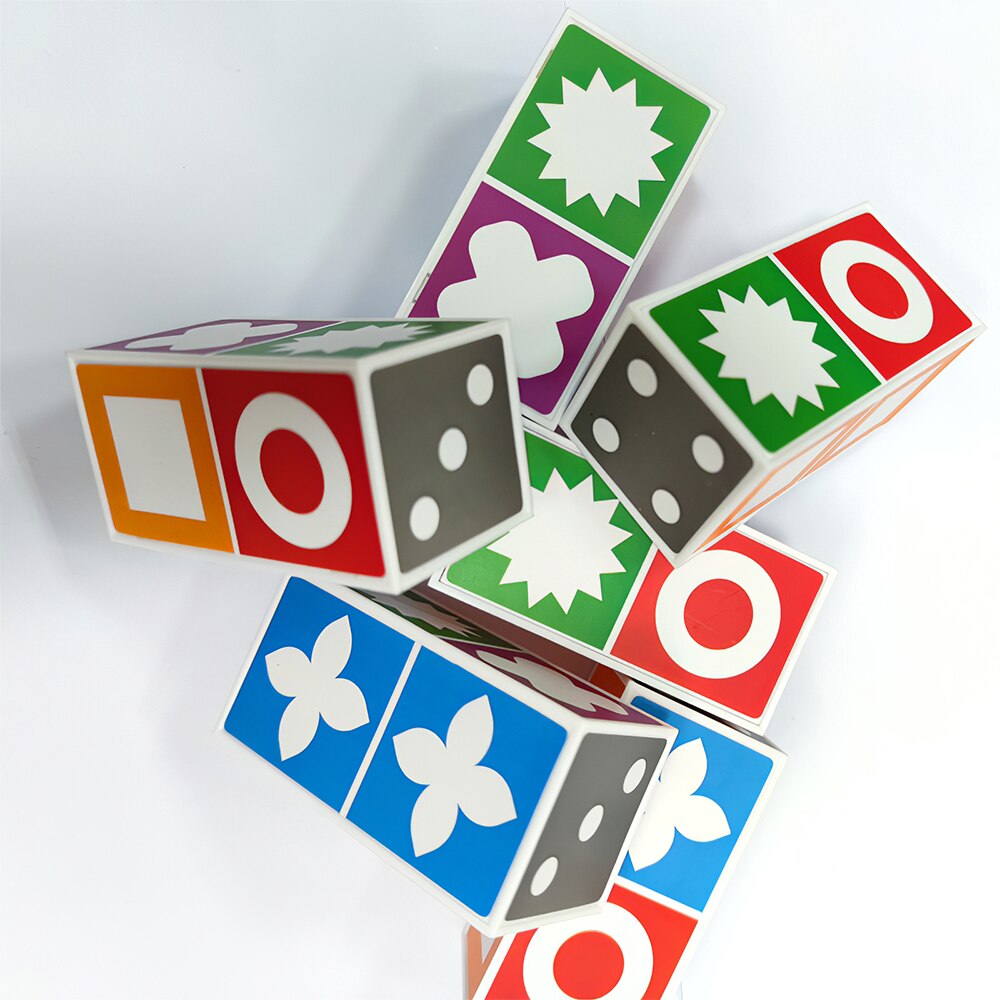 Houten Kleurenpuzzel voor Kinderen - Educatief Hersenspel met 20 Blokken en 60 Kaarten - Ontwikkel Hand-Oog Coördinatie, Logisch Denken en Patroonherkenning