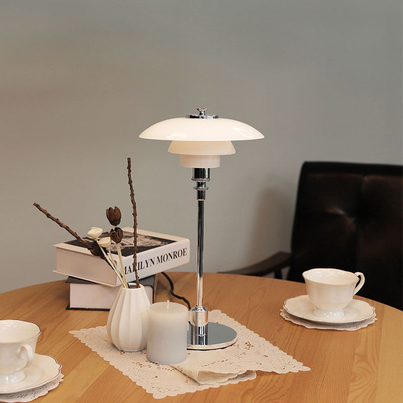 Minimalistische Tafellamp met Glazen Bol Dimbare LED Verlichting Sfeervolle Moderne Verlichting Slaapkamer Woonkamer