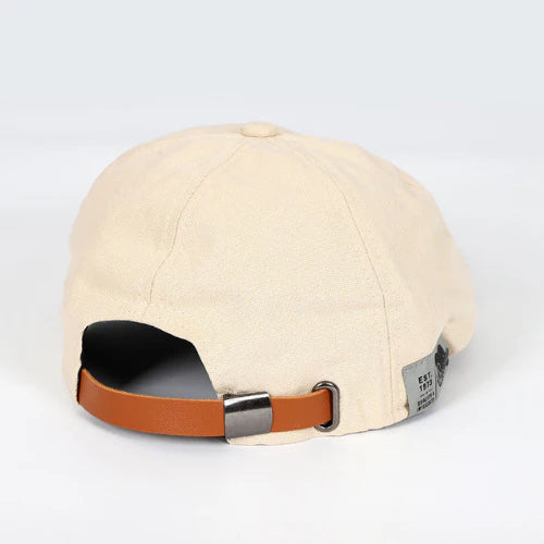 Verstelbare Katoenen Platte Pet voor Heren Lichtgewicht Ademend Klassiek Casual Hoofddeksel Retro Stijl