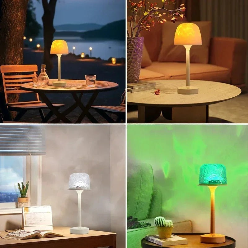 Draadloze Touch Tafellamp LED - Dimbaar & Sfeervol | Moderne Design Tafellamp met Warm Licht
