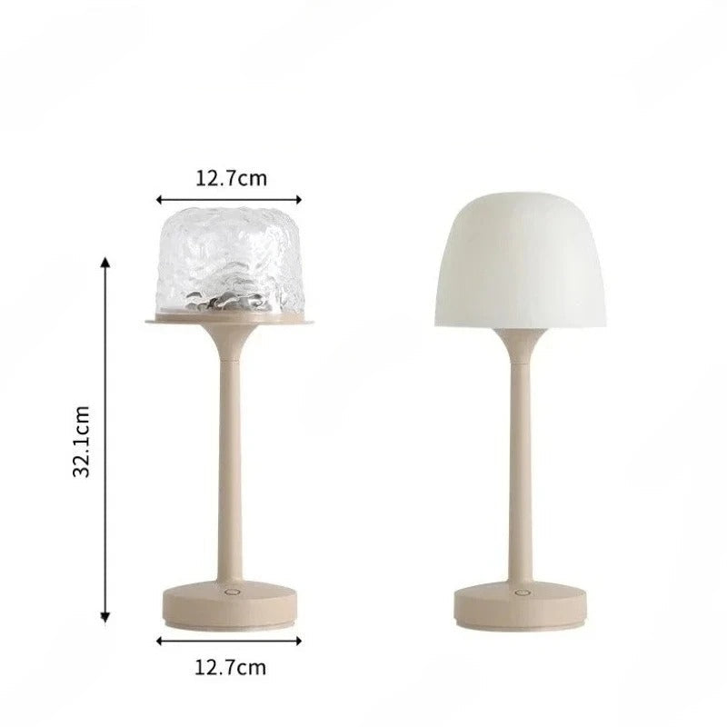 Draadloze Touch Tafellamp LED - Dimbaar & Sfeervol | Moderne Design Tafellamp met Warm Licht