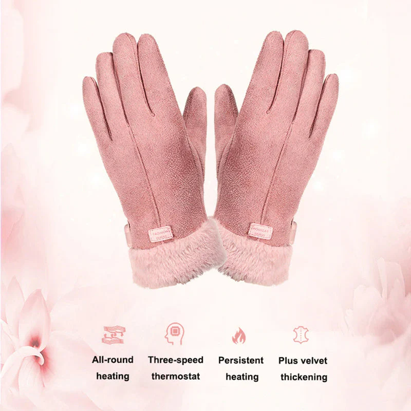 Touchscreen Winterhandschoenen Dames - Winddicht en Warm met Wolvoering voor Smartphone Gebruik