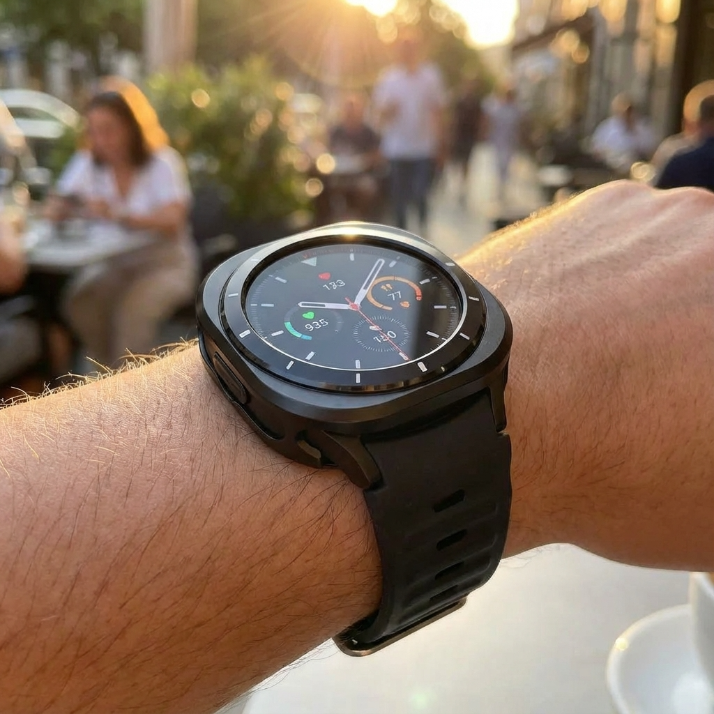 Beschermhoes Smartwatch Titaniumlegering 47mm Scherm Behuizing Bandje Compatibel Horloge Accessoire Stijlvol