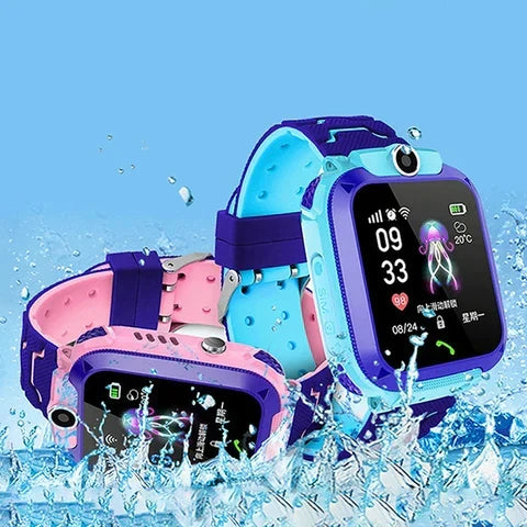 Kinder Smartwatch met GPS Tracking en Noodknop - Waterdicht en Schoolmodus