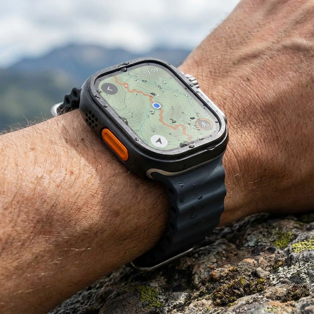 Beschermende Smartwatch Behuizing 360° Volledig Titanium Leder Serie 11 10 42mm 46mm Zwart Rosé Goud