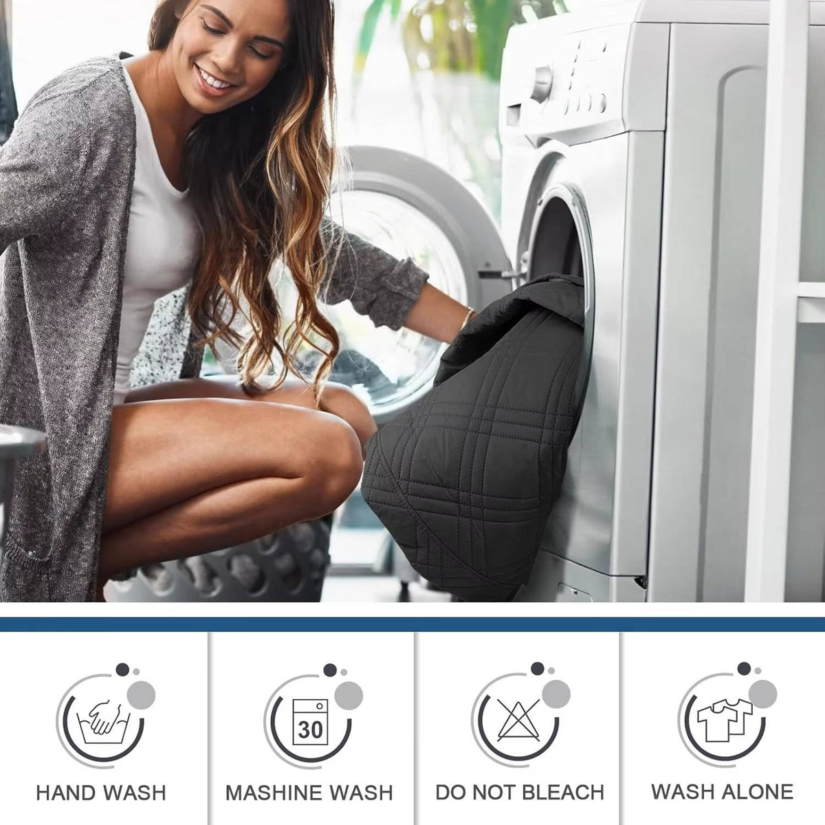 Waterdichte Relaxstoelhoes met Anti-slip Microvezel en Opbergzakken Beschermhoes Fauteuil Huisdieren