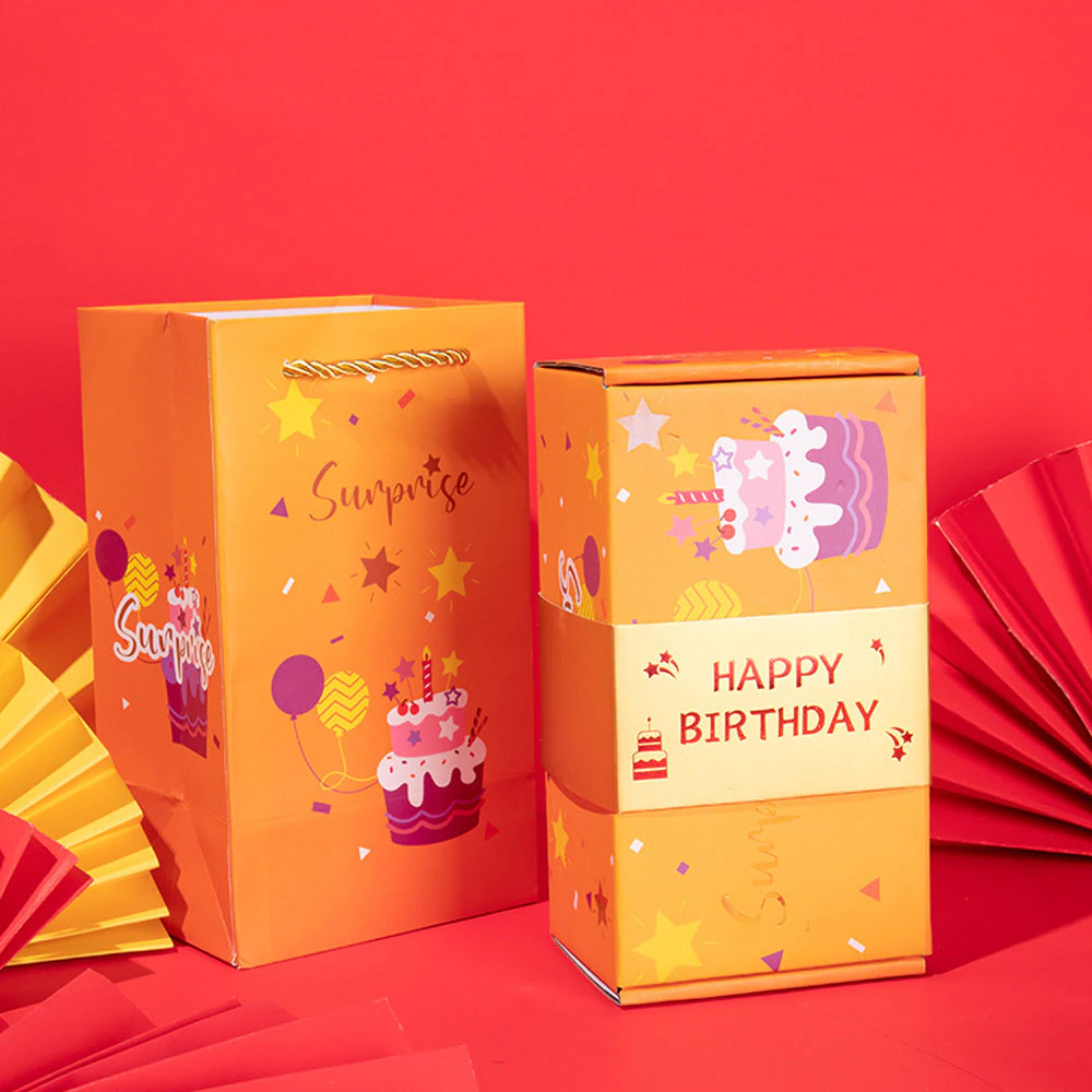 Cadeauverpakking met Verrassingseffect Herbruikbaar Duurzaam voor Feestdagen Festiviteiten Verjaardag Kerst