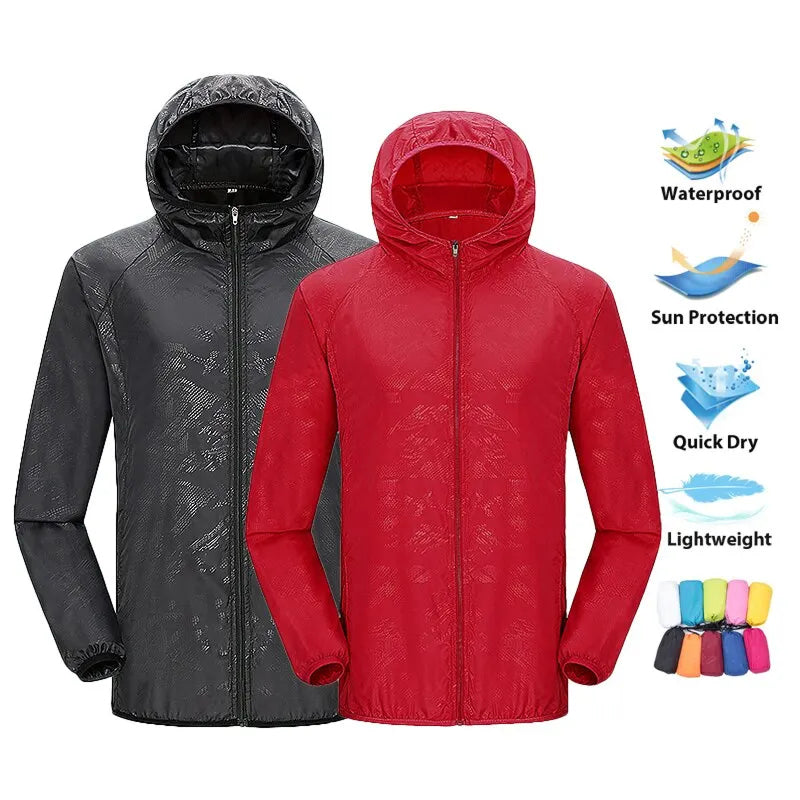 Ultralight Windjack Waterdicht Dames Heren Regenjack Ademend Packable Outdoor Wandelen Fietsen Sport