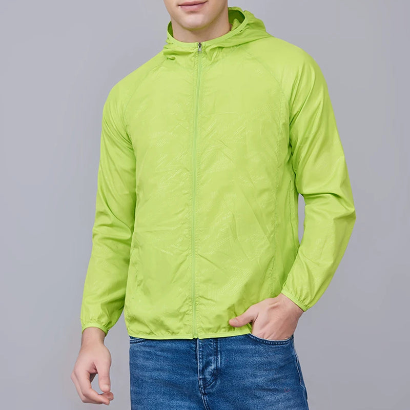 Ultralight Windjack Waterdicht Dames Heren Regenjack Ademend Packable Outdoor Wandelen Fietsen Sport