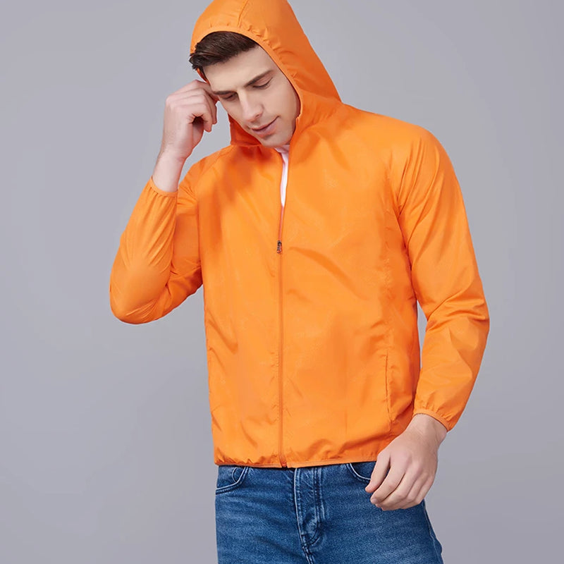 Ultralight Windjack Waterdicht Dames Heren Regenjack Ademend Packable Outdoor Wandelen Fietsen Sport