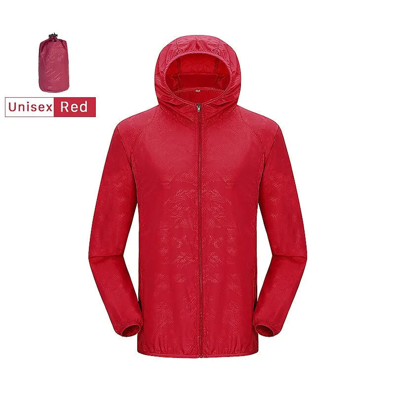 Ultralight Windjack Waterdicht Dames Heren Regenjack Ademend Packable Outdoor Wandelen Fietsen Sport