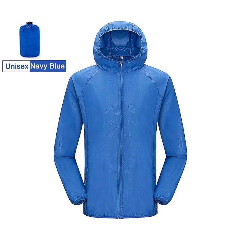 Ultralight Windjack Waterdicht Dames Heren Regenjack Ademend Packable Outdoor Wandelen Fietsen Sport