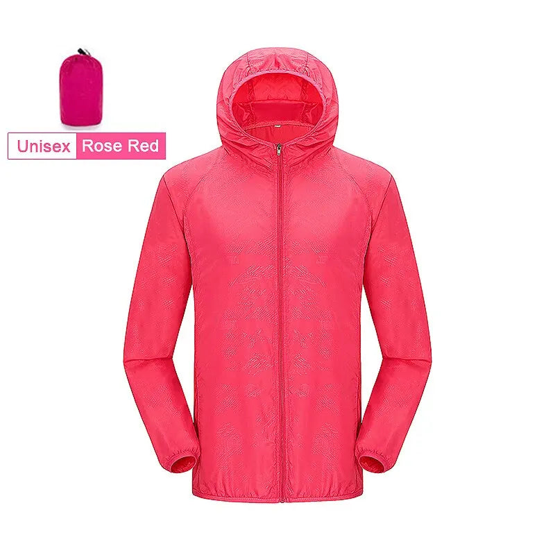 Ultralight Windjack Waterdicht Dames Heren Regenjack Ademend Packable Outdoor Wandelen Fietsen Sport