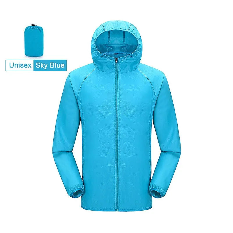 Ultralight Windjack Waterdicht Dames Heren Regenjack Ademend Packable Outdoor Wandelen Fietsen Sport