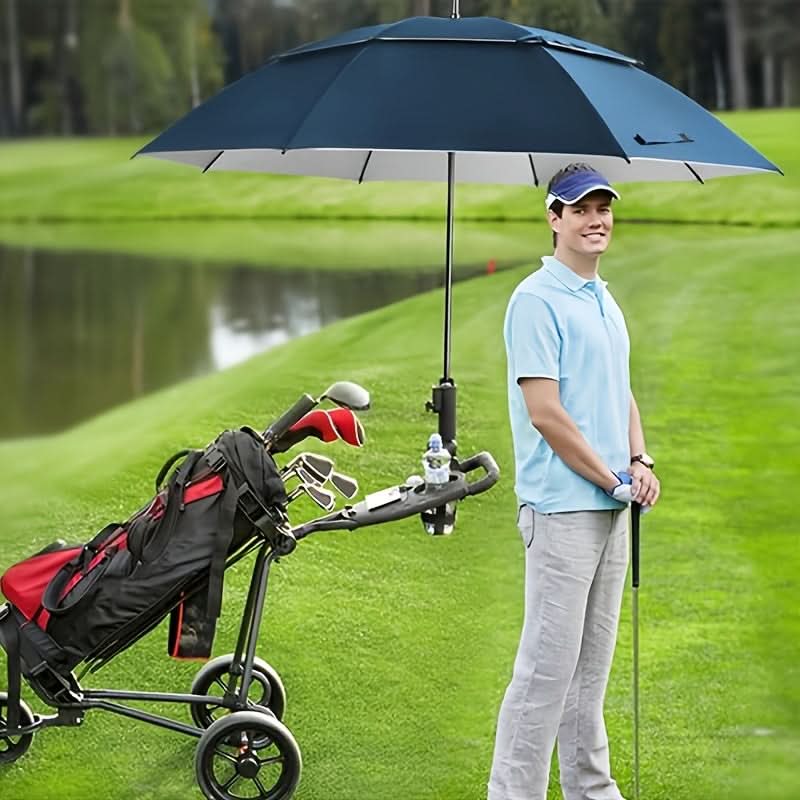 Automatische Paraplu Extra Groot met Geventileerd Dubbel Scherm Windbestendig voor Golf Wandelen Evenementen