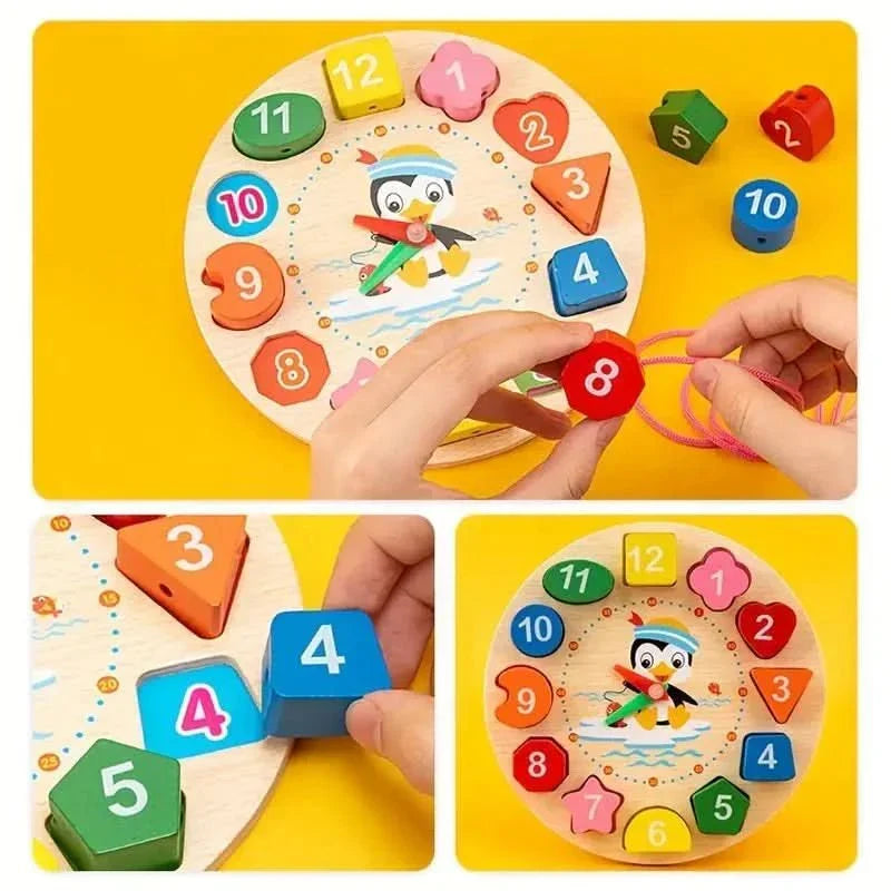 Houten Activiteitenspeelgoed 5-in-1 Baby Motoriek Zintuigen Montessori Ontwikkeling Speelplezier Vanaf 6 Maanden