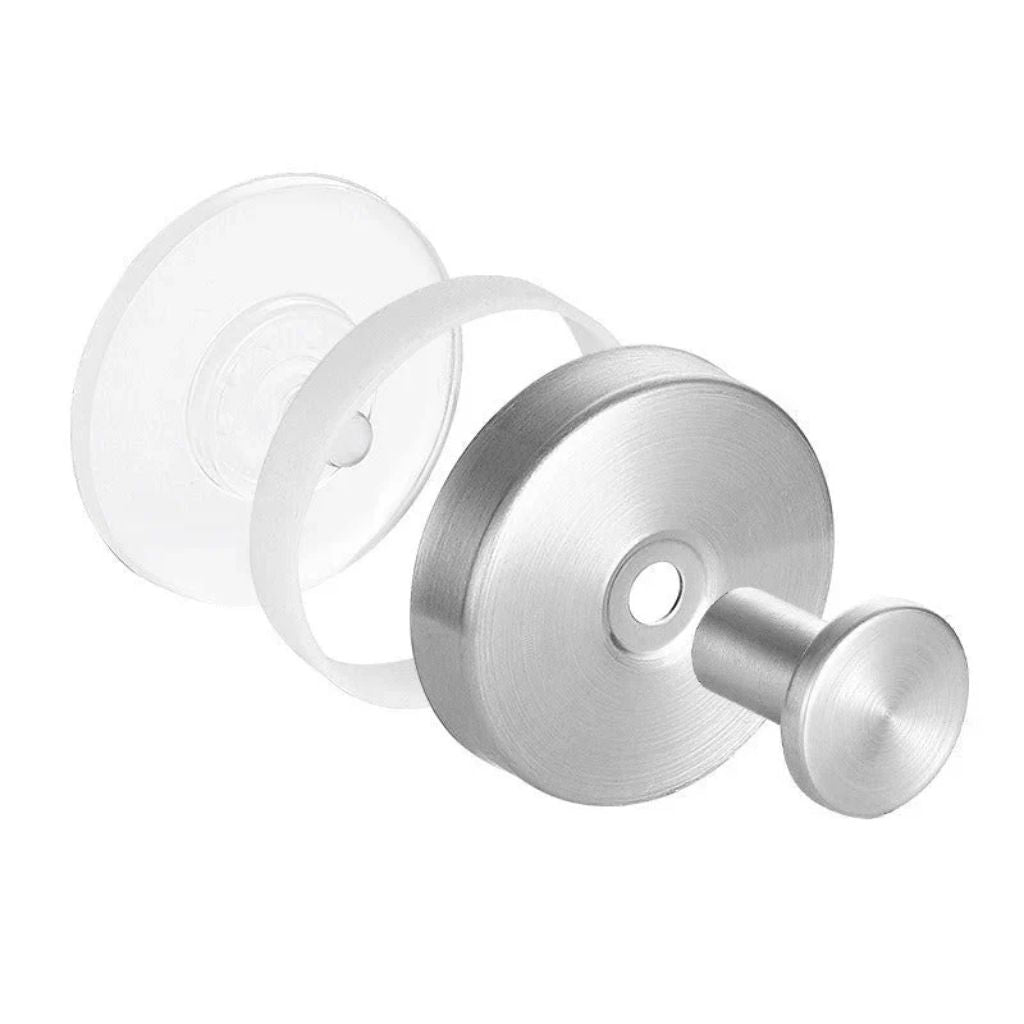 Zuignap Wandhaken Set 4 Stuks Zonder Boren Mat Zwart Goud Zilver Badkamer Keuken Handdoek Organizer Houder