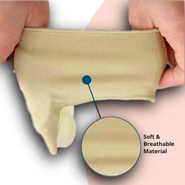Teenspreidersleeve voor Hallux Valgus - Siliconen Teencorrector - Zachte Gelvoering - Eelt & Druk Preventie