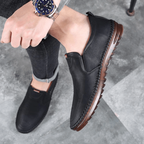 Orthopedische Herenschoenen met Steunzool Zwart Bruin Wit Comfort Wandelschoenen Dagelijks Gebruik Mannen