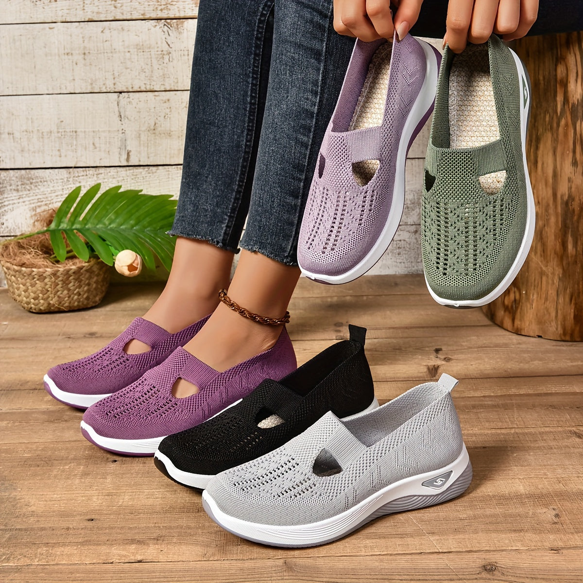 Ergonomische Damesslippers met Voetsteun Binnenhuis Buitenhuis Antislip Zool Comfortabele Pantoffels