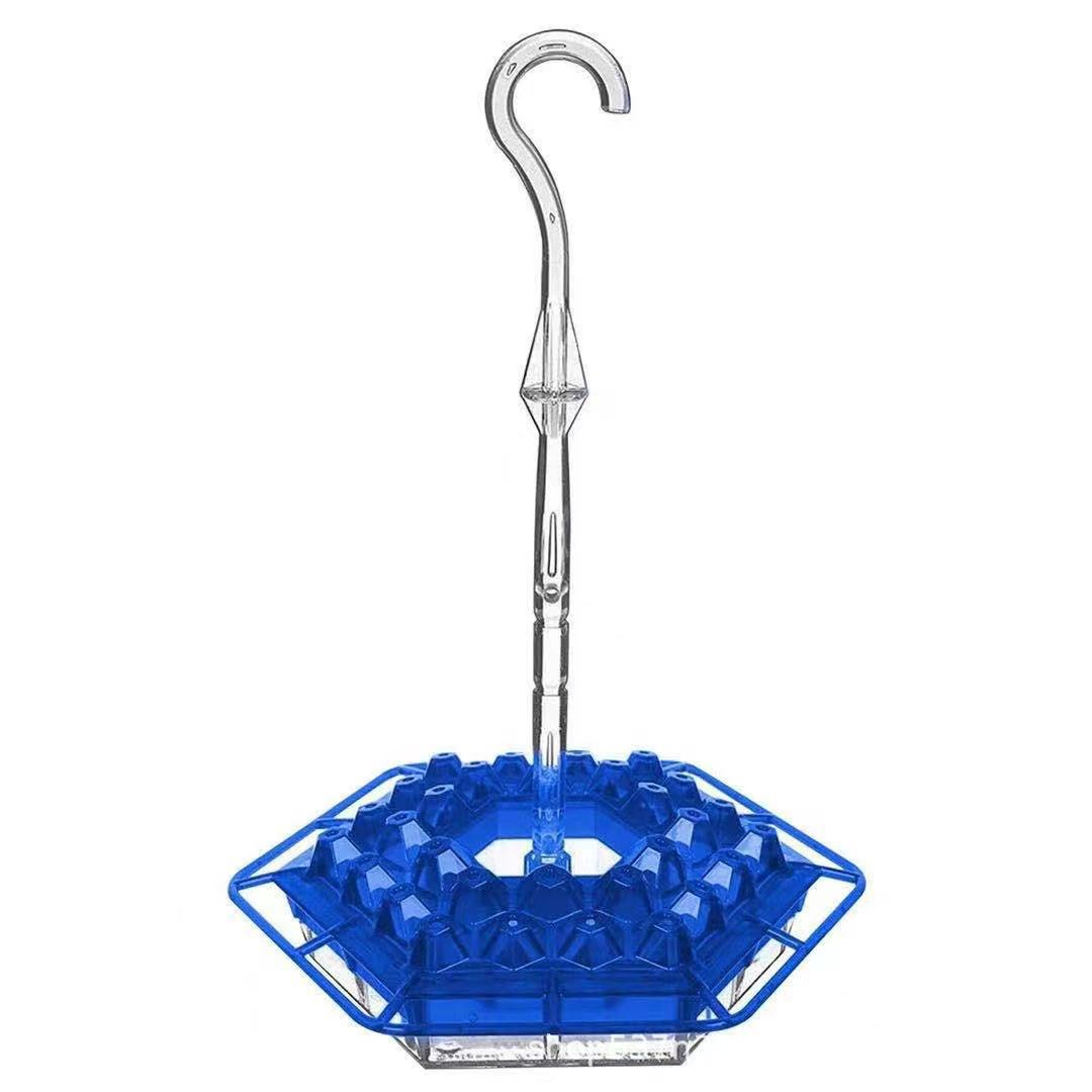 Kolibri Voederstation Hangend 350ml Mierenwering 30 Voedingspoorten Diamantvormige Openingen Tuindecoratie