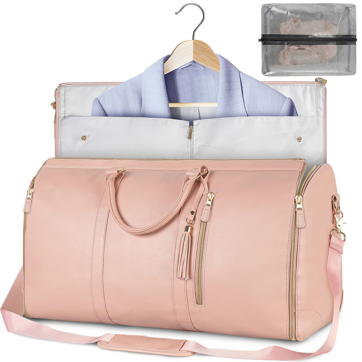 Handige Vouwtassen voor Reizen - Opvouwbare Kledingtas met Organizer voor Overhemden Jasjes - Lichtgewicht Compacte Luggage Beschermhoes