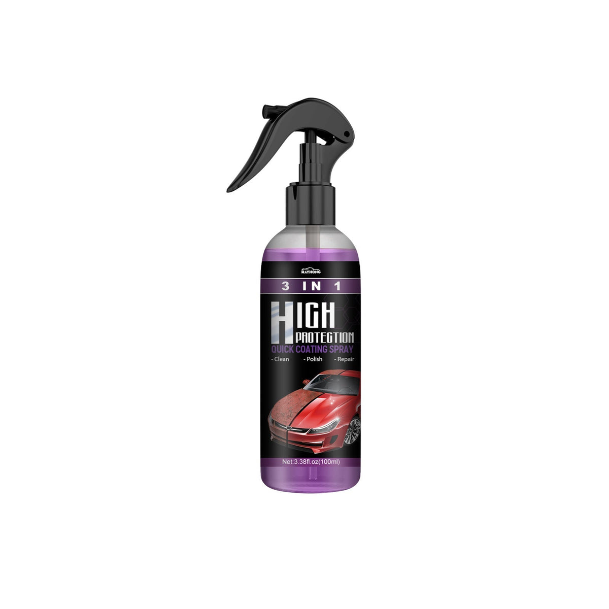 3-in-1 Auto Beschermende Coating Spray - Hoogglans & Waterdicht - Voor Lak & Exterieur