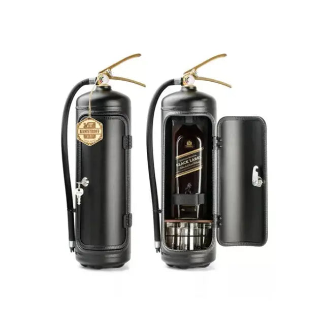 Flessendispenser Brandblusser Design voor Whisky Wijn Champagne Rood Zwart Huisbar Party Decoratie Cadeau