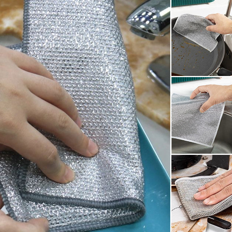 Schoonmaakdoek Metaal Multifunctioneel Krasvrij Afwasdoek Keuken Grill